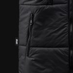 gilet da uomo nero con cappuccio tech one 1