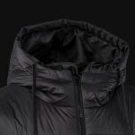 gilet da uomo nero con cappuccio tech one 2