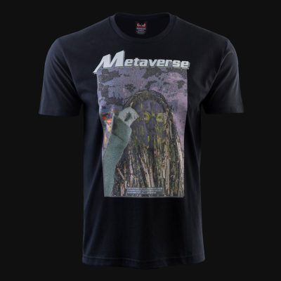 maglietta nera da uomo meta one 3