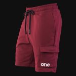 pantaloncini da uomo oxblood one 3