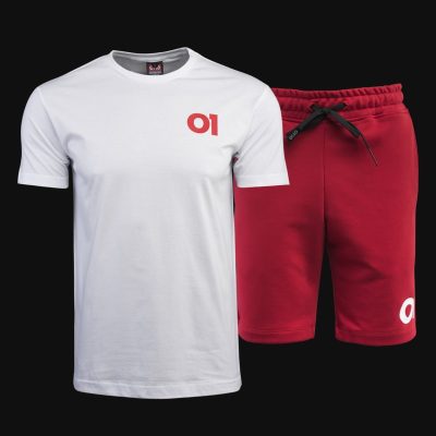 completo estivo da uomo o1 red 5