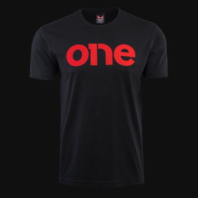 maglietta nera da uomo signature red one 2