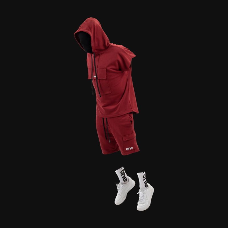 completo da uomo oxblood one