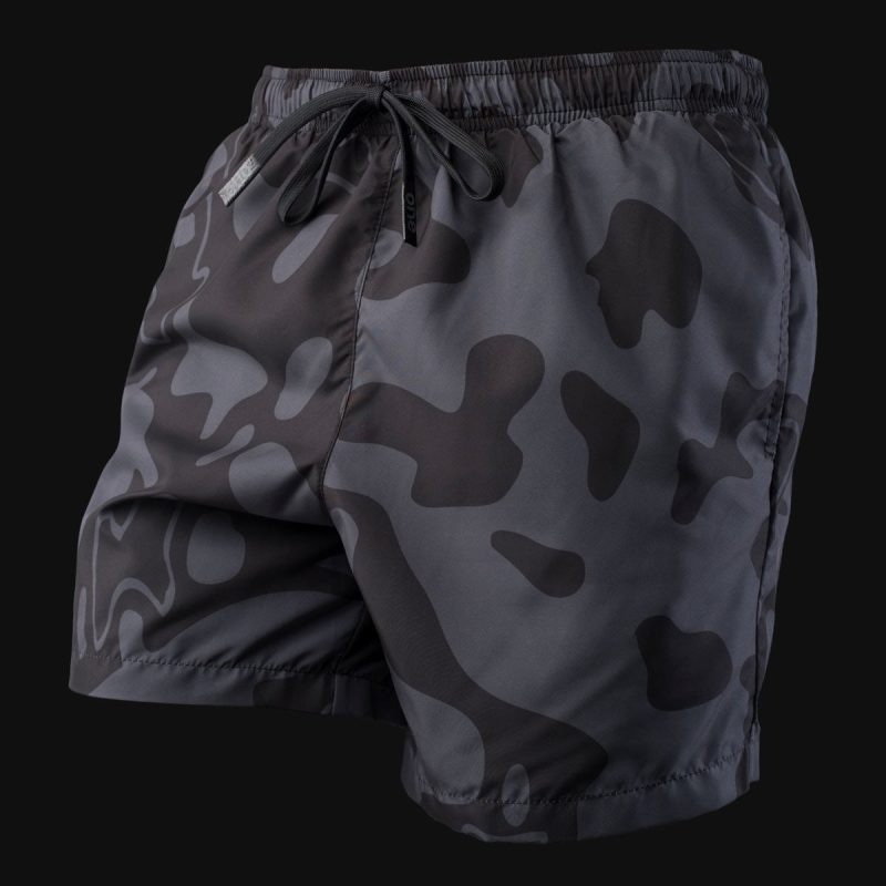 pantaloncini da bagno da uomo black camo 1