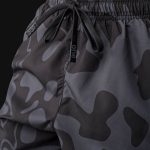 pantaloncini da bagno da uomo black camo