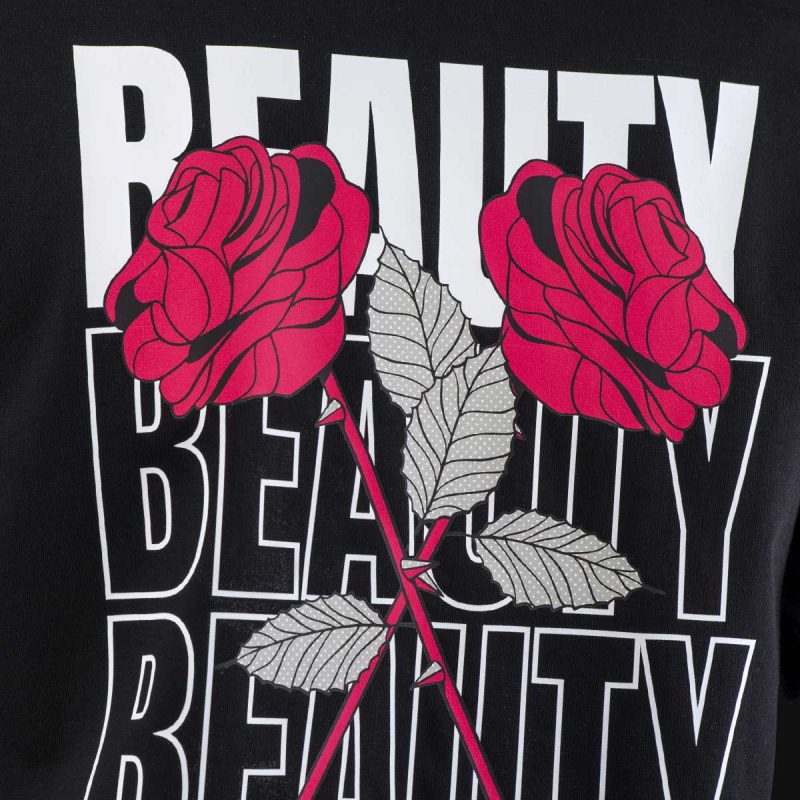 maglietta corta da donna beauty rose 1