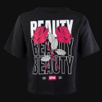 maglietta corta da donna beauty rose 3