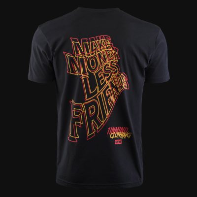 maglietta nera da uomo lfr one 5