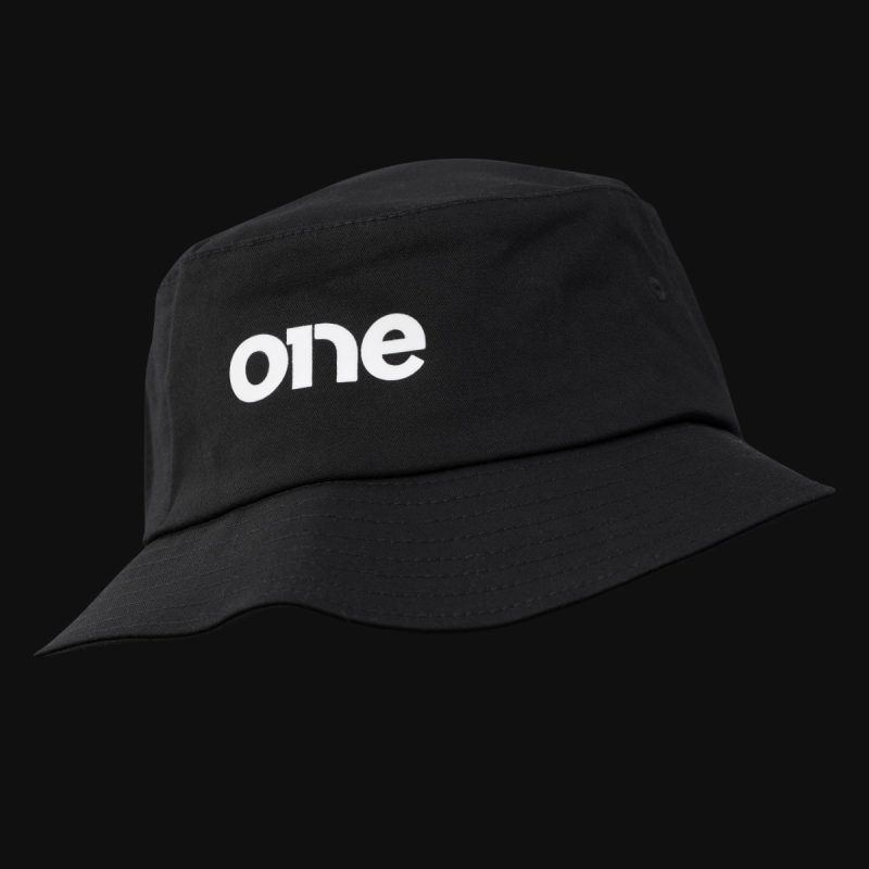 cappello bucket da uomo nero classic 2