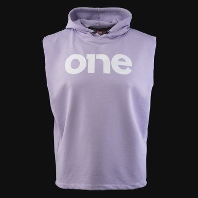 felpa da uomo senza maniche mauve one 2