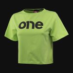 maglietta corta da donna lemon green 1