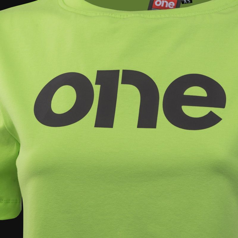 maglietta corta da donna lemon green