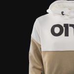 felpa bicolore da uomo con cappuccio neutral one 2