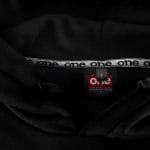 Felpa nera da uomo con cappuccio - Electric One - 07