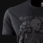 maglietta nera da uomo silent moves 1