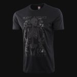 maglietta nera da uomo silent moves 2