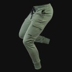 pantalone tuta da uomo verde opale con tasche sage one 3