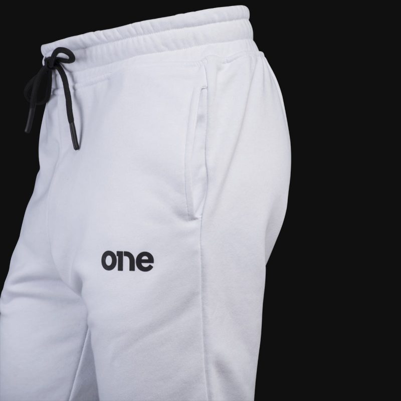 pantalone tuta da uomo white one