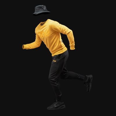 completo da uomo mustard one