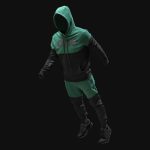 completo sportivo da uomo bicolore midnight forest duo