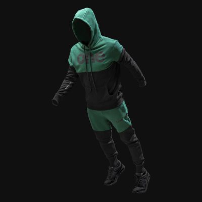 completo sportivo da uomo bicolore midnight forest duo