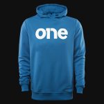 felpa blu da uomo con cappuccio polar one 3