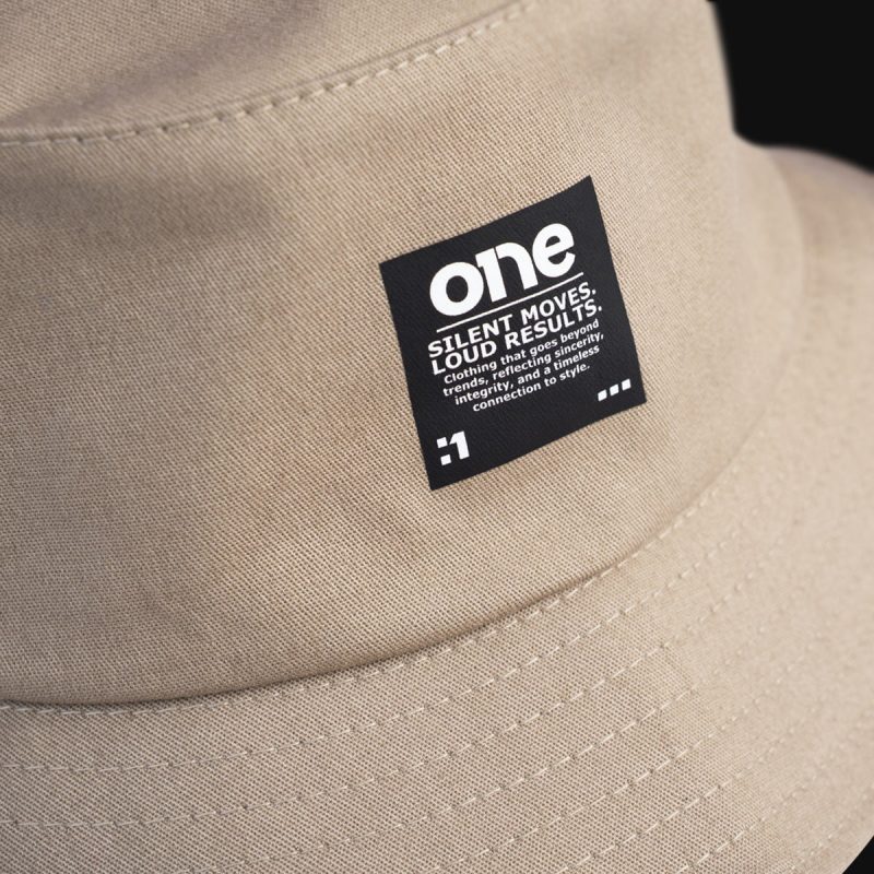 cappello bucket da uomo beige sahara dome one