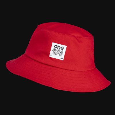 cappello bucket da uomo rosso classic red 2