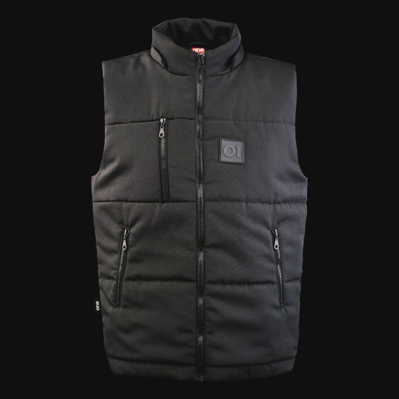 gilet da uomo nero con cappuccio rimovibile o1 black 11
