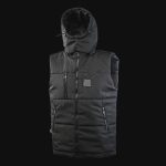 gilet da uomo nero con cappuccio rimovibile o1 black 12