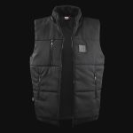 gilet da uomo nero con cappuccio rimovibile o1 black