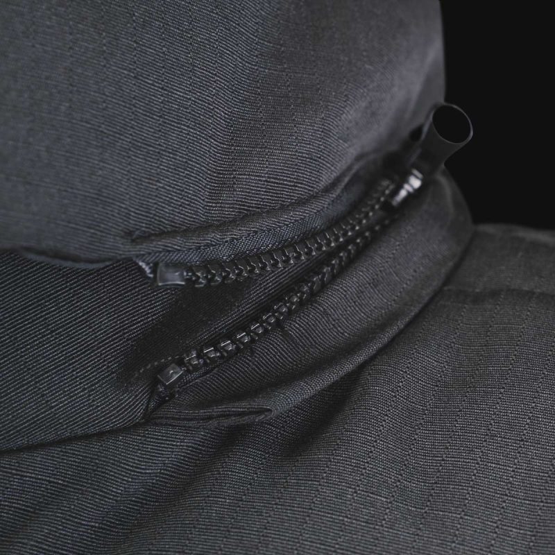 gilet da uomo nero con cappuccio rimovibile o1 black 3