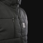 gilet da uomo nero con cappuccio rimovibile o1 black 5