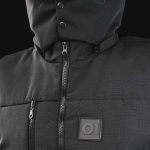 gilet da uomo nero con cappuccio rimovibile o1 black 9