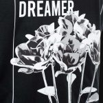 maglietta nera da uomo brave dreamer 5