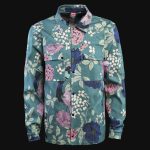camicia da uomo con bottoni e tasche jungle dusk 6