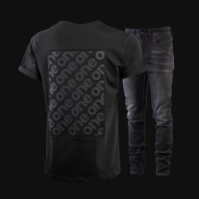completo da uomo noir one 15