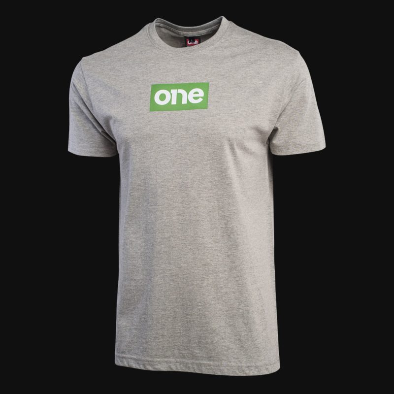 maglietta grigia da uomo green one 1