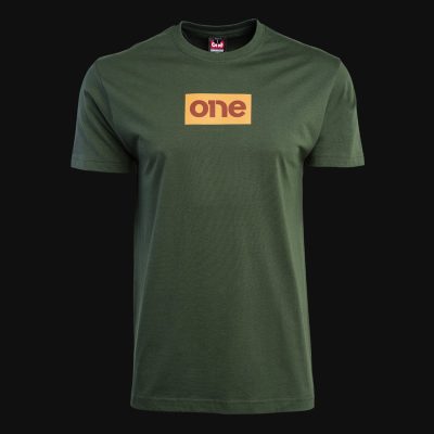 maglietta verde da uomo sunset one 2