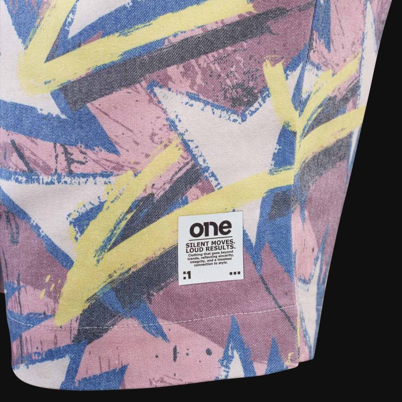 pantaloncini da uomo in denim oasis one