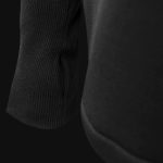 felpa da uomo nera con cappuccio stealth tech one 3