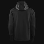 felpa da uomo nera con cappuccio stealth tech one 6