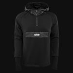 felpa da uomo nera con cappuccio stealth tech one 8