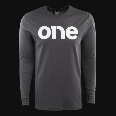 maglia a maniche lunghe minimalist white one 2