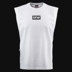 canotta bianca da uomo classic black one 3