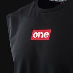 canotta nera da uomo classic red one 2