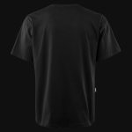 maglietta da uomo oversize nera ace one