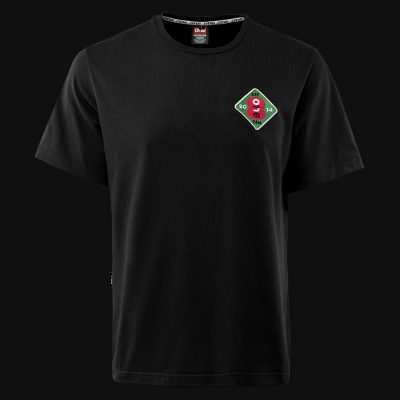 maglietta da uomo oversize nera ace one 3
