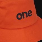cappello bucket da uomo arancione one