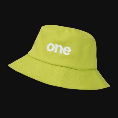 cappello bucket da uomo verde one 2